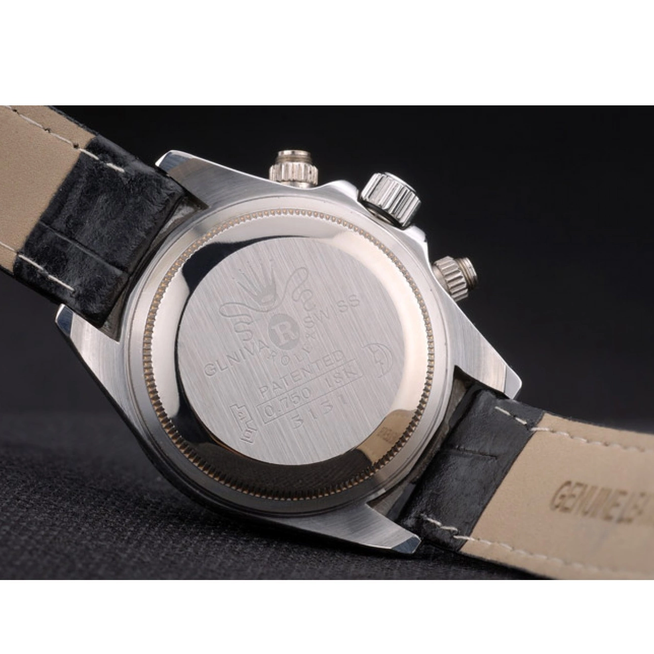 AAA replica watch Lady Studded Bezel Stainless Crystal Steel Crystal Studded Rolex Daytona Case Dial 0611